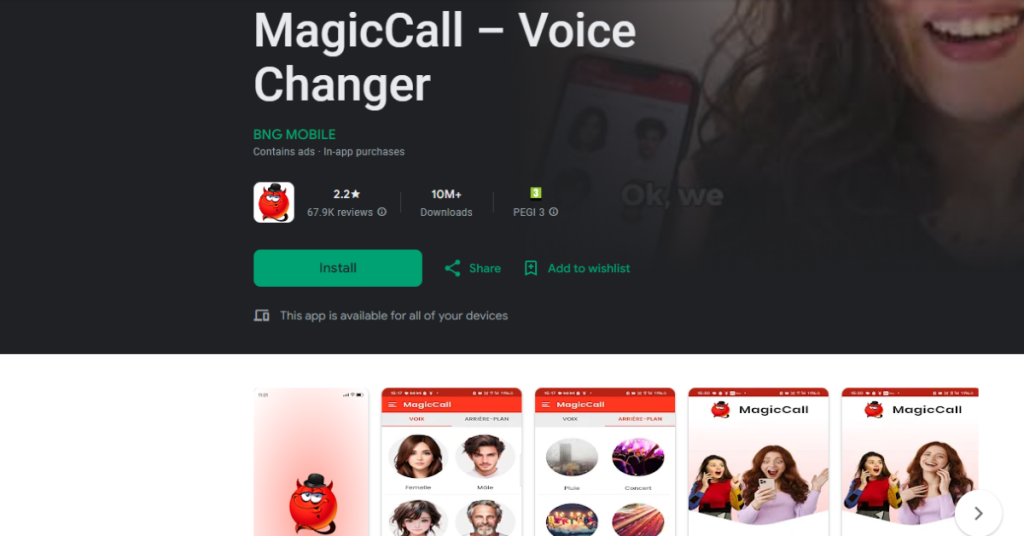 Download MagicCall: Voice Changer App Review