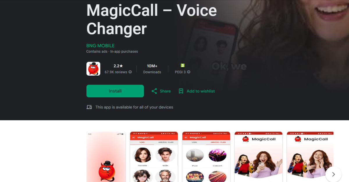 Download MagicCall Voice Changer App Review