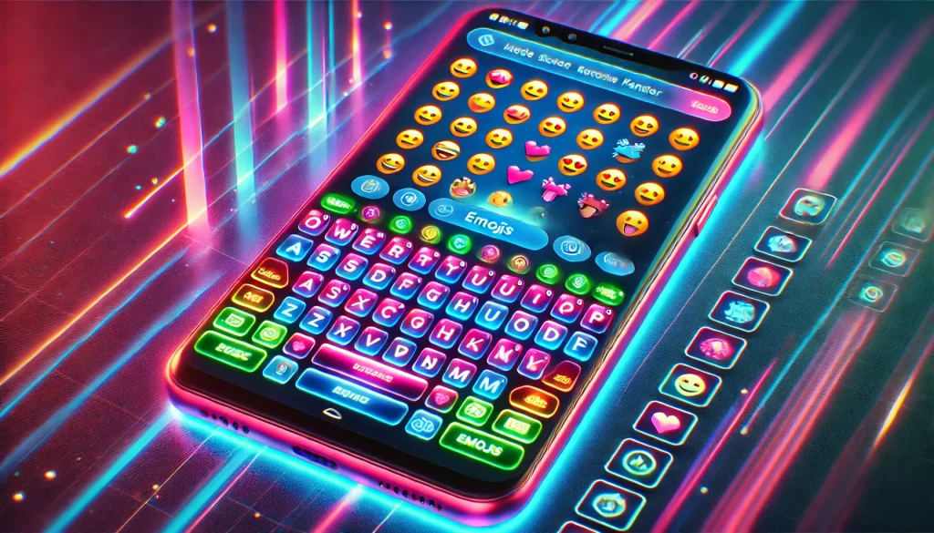 LED Keyboard Emoji, Fonts Keyboard – Personalize Your Typing Experience with Style