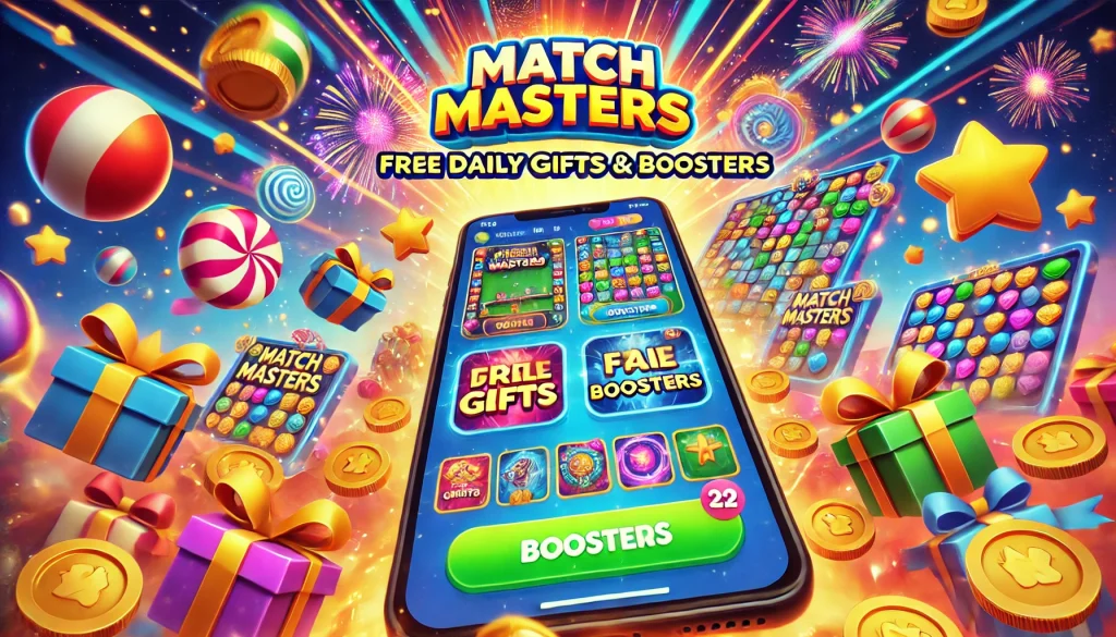 Match Masters Free Daily Gifts and Boosters The Ultimate Guide